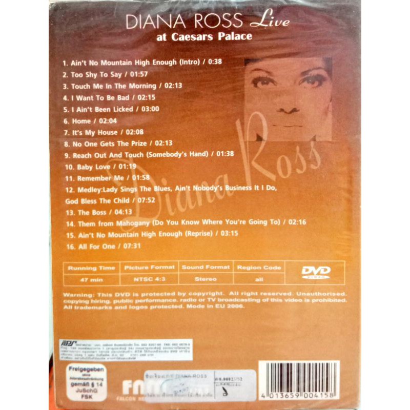 dvd-คอนเสิร์ตสากล-diana-ross