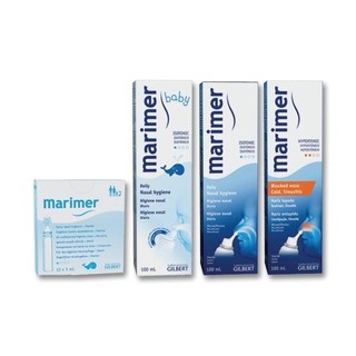 ***หมดอายุปี2021-22** สเปรย์น้ำทะเลพ่นจมูก ล้างจมูก Marimer Isotonic / คัดจมูก Hypertonic / Baby Nasal Spray 100 ml