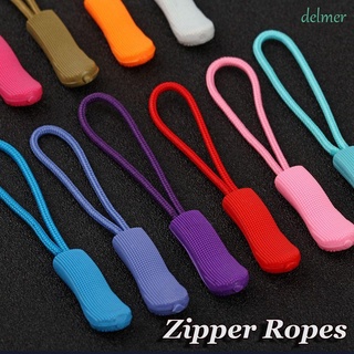 DELMER Backpack Zip Cord Suitcase Zipper Puller Zipper Buckle Travel Rope Fixer Replacement Crafts Tag Zipper Ropes