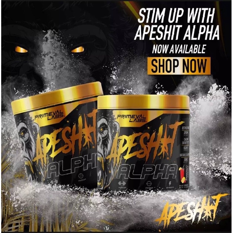 PRIMEVAL LABS APESH*T ALPHA preworkout(40servings) Shopee Thailand