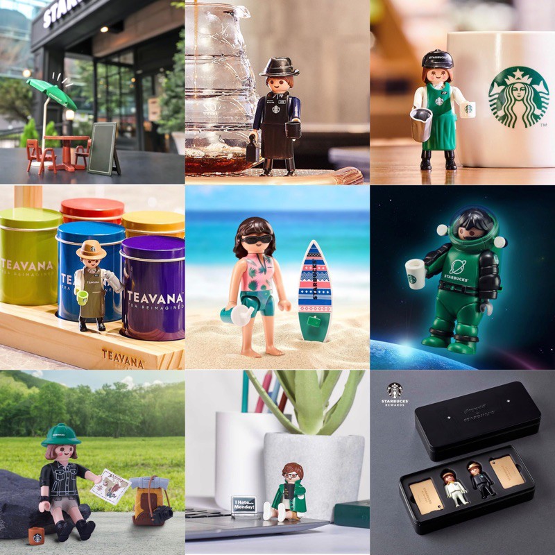 ภาพหน้าปกสินค้าPlaymobil + Starbucks ( Starbucks figure ) from Korea