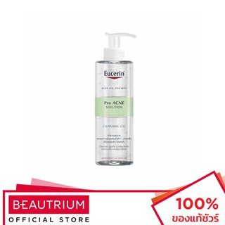 EUCERIN Pro Acne Solution Cleansing Gel ผลิตภัณฑ์ทำความสะอาดผิวหน้า 400ml