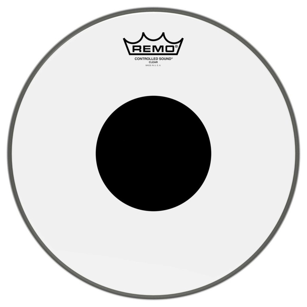 หน้ากลอง-remo-usa-controlled-sound-clear-drum-head-with-black-dot