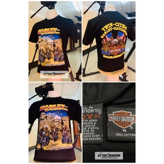 เสื้อวินเทจ (harley davidson) ป้ายฮาเลย์ผ้าCotton shirt (มีให้เลือกหลายลาย)