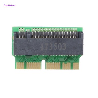 Doublebuy การ์ดอะแดปเตอร์ M Key M.2 PCI-e เป็น 12+16Pin AHCI SSD