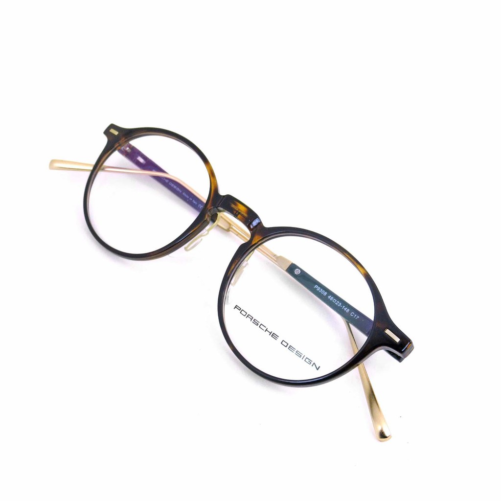 porsche-design-แว่นตา-รุ่น-9308-c-18-สีน้ำตาลลายกละ-กรอบแว่นตา-สำหรับตัดเลนส์-วัสดุ-tr-90-เบามาก-ยืดหยุ่นได้สูง-ขาข้อต่อ