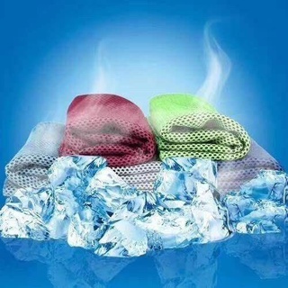 ผ้าเย็น "Super Cooling towel" ผ้าซับเหงื่อ ทำความเย็น