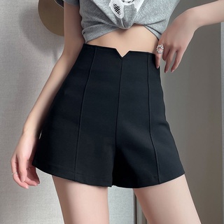 E.ifini กางเกงขาสั้น ใส่สบายๆ ผ้าฝ้าย กางเกงขาสั้นผู้หญิง เกาหลี แฟชั่น เอวสูง ผ้าฝ้าย 2022 NEW 070805