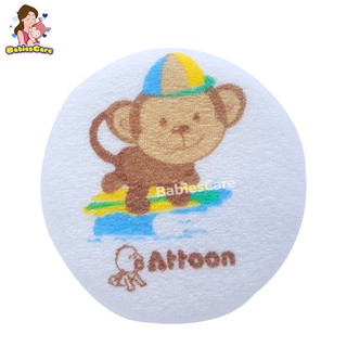 BabiesCare Attoon ฟองน้ำลายการตูนหุ้มผ้าทรงกลม