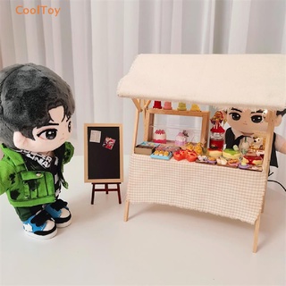 Cooltoy โมเดลชั้นวางผัก ผลไม้ แบบพับได้ 1:8 สําหรับตกแต่งบ้านตุ๊กตา ขายดี