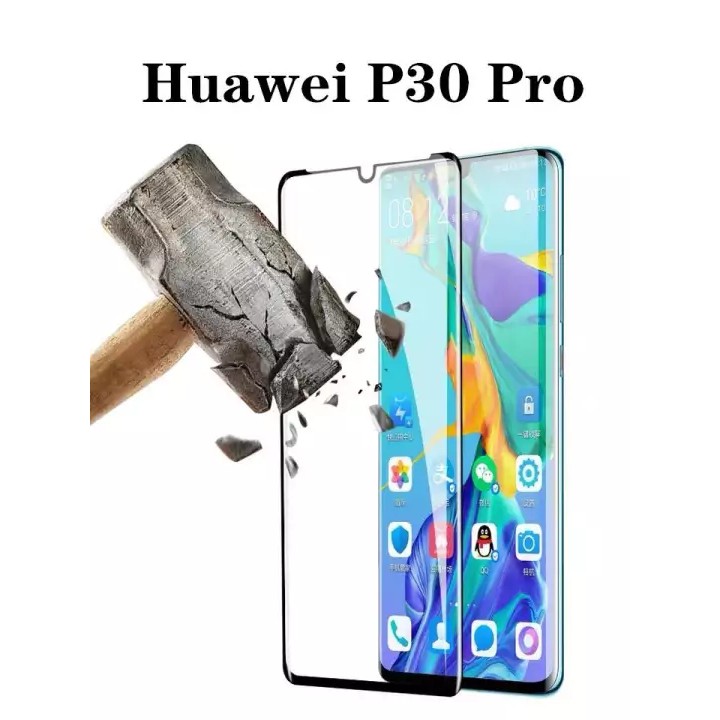 ส่งจากไทย-ฟิล์มกระจกนิรภัย-huawei-p30-pro-ฟิล์มเต็มจอ-ใส่เคสได้-huawei-p30pro-หัวเหว่ย-ฟิมกระจก-ฟิล์มขอบดำ