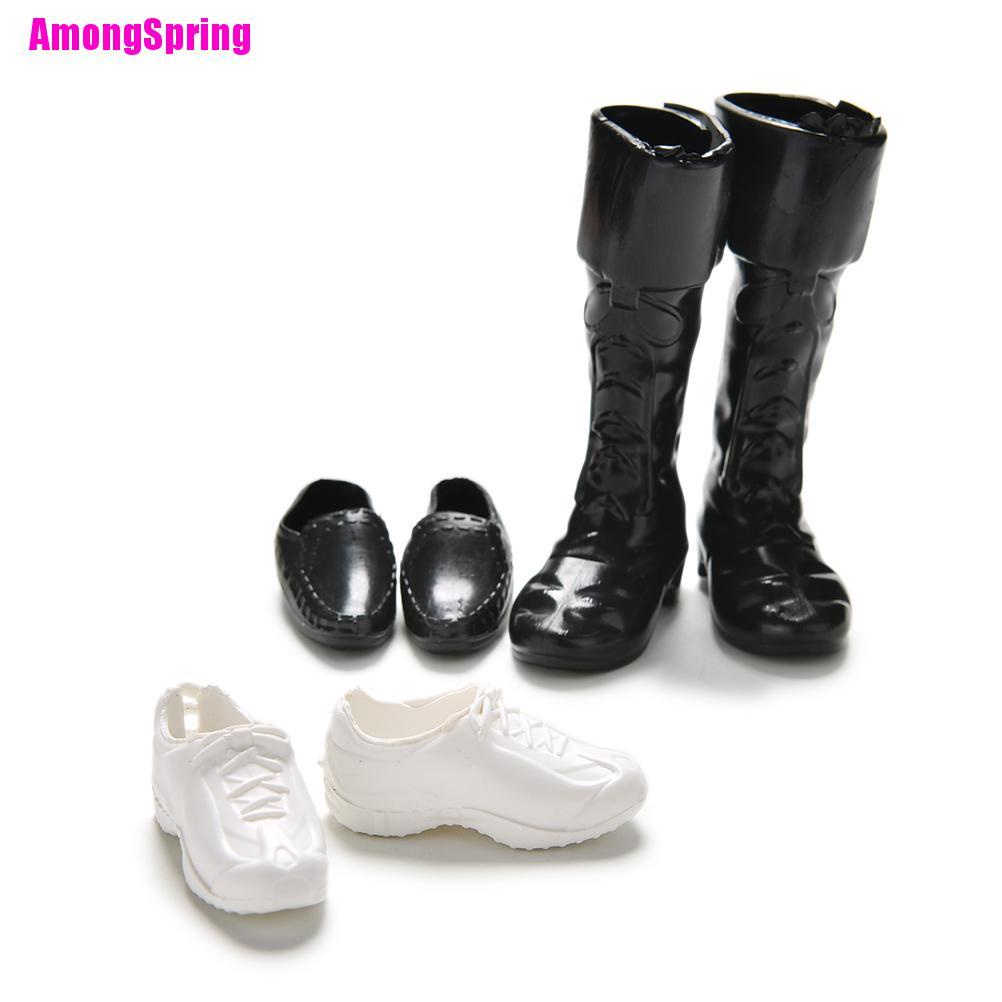 amongspring-รองเท้าบูทหนัง-สําหรับ-3-คู่