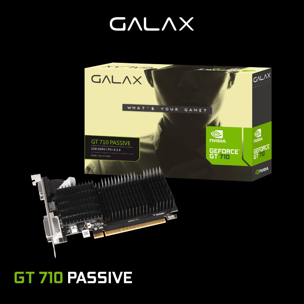 มื่อหนึ่ง-vga-การ์ดแสดงผล-galax-geforce-gt-710-passive-2gb-2gb-ddr3-64-bit-สินค้ารับประกันศูนย์-3-ปี