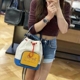 COACH JES DRAWSTRING BUCKET BAG