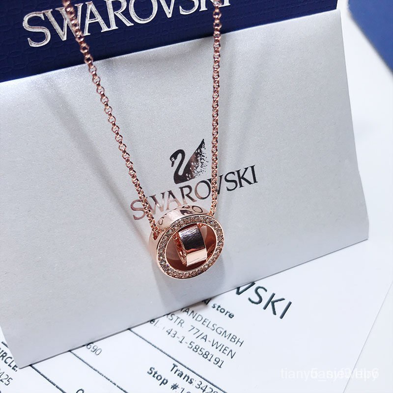 original-แท้จริง-swarovski-แฟชั่นหรูหราแหวนคู่-lucky-rose-gold-ผู้หญิงสร้อยคอของขวัญวันหยุด-8fo5-df5d