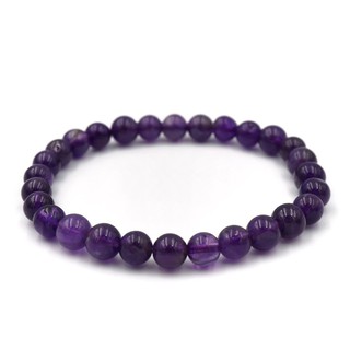 ภาพขนาดย่อสินค้าAMETHYST หินอเมทิสต์ ขนาด 6 มม. สร้อยข้อมือหินแท้ by siamonlineshop