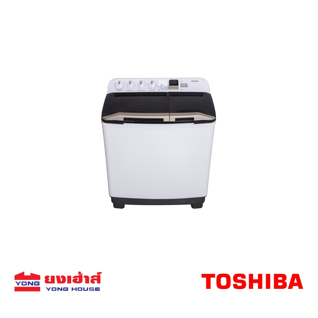 ภาพหน้าปกสินค้าToshiba เครื่องซักผ้า 2 ถัง ขนาด 15 Kg. รุ่น VH-J160WT สีขาว