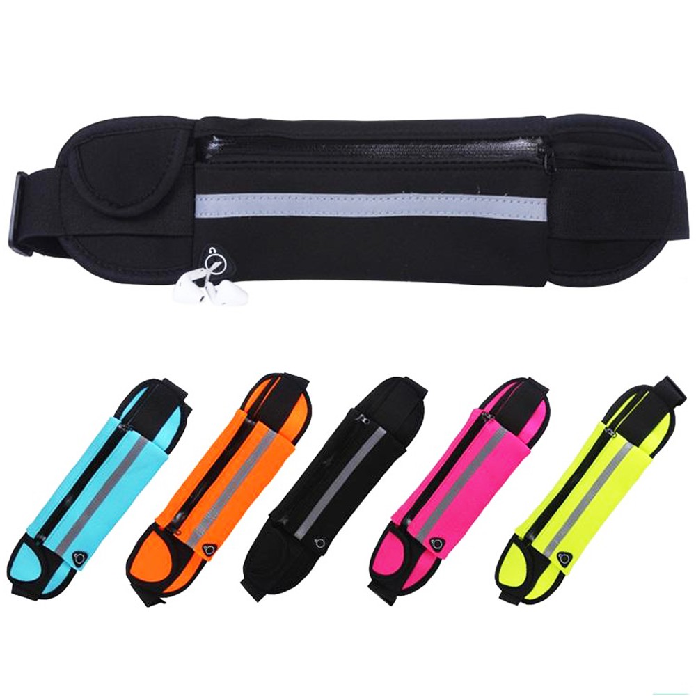 ภาพหน้าปกสินค้ากระเป๋าคาดเอว กระเป๋าวิ่งออกกำลังกาย Sport Waist Bag 9สีพร้อมส่ง