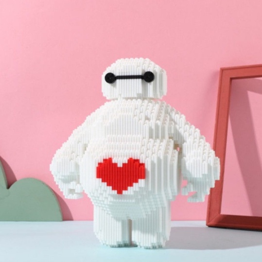 เลโก้ตัวต่อ-หุ่นยนต์อ้วนตัวขาว-ขนาด26-28ซม-จำนวน4500ชิ้น-รหัส841d9-สินค้าพร้อมส่ง