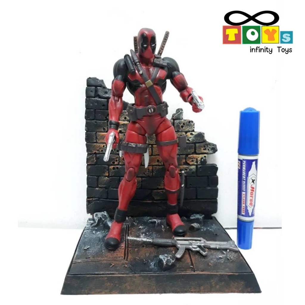 model-dead-pool-โมเดลเดดพูล-ฉากกำแพง