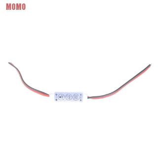 momo 12-24 v mini 3 keys single color อุปกรณ์ควบคุมความสว่างไฟ led สําหรับ 3528 5050 1 ชิ้น