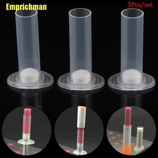 ( Emprichman ) แม่พิมพ์พลาสติก Diy สําหรับทําลิปสติกลิปบาล์ม 3 ชิ้น /