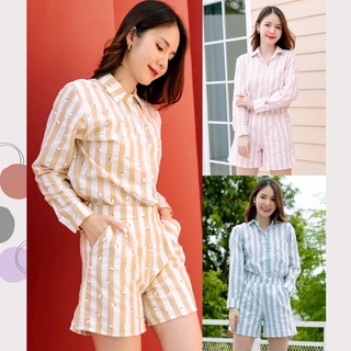 Byjutha  Cara Set 🌻 ชุดเซ็ตเสื้อเชิ้ตกางเกงขาสั้น