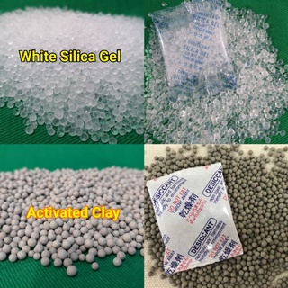 ซองกันชื้น Silica Gel ซิลิกาเจล & Activated Clay ดินดูดความชื้น 1g•2g•3g•5g•10g•50g•100g (ปลีก•ส่ง)