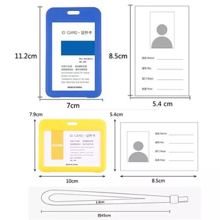 ภาพขนาดย่อของภาพหน้าปกสินค้าที่ใส่บัตร + สายห้อยคอ 805กรอบบัตร PP กรอบใส่บัตร บัตรคล้องคอ บัตรพนักงาน ป้ายชื่อCardholder บัตรเข้างาน จากร้าน china2013 บน Shopee ภาพที่ 7