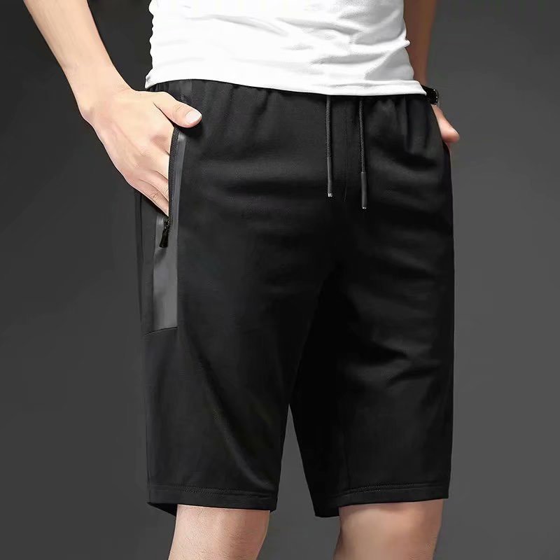 ภาพสินค้าMAMCWMMZ ลด 50% ELAND_SHOPกางเกงขาสั้นผู้ชาย กระเป๋ามีซิป ผ้าเนื้อดี (สีดำ)/L-3XL จากร้าน eland_shop บน Shopee ภาพที่ 6