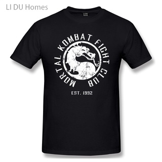ผ้าฝ้าย LIDU Mortal Kombat Fight Club s Wo &amp;#39; s เสื้อยืดแขนสั้น พิมพ์ลายกราฟฟิค OU46ET565W33126 สําหรับผู้ชาย