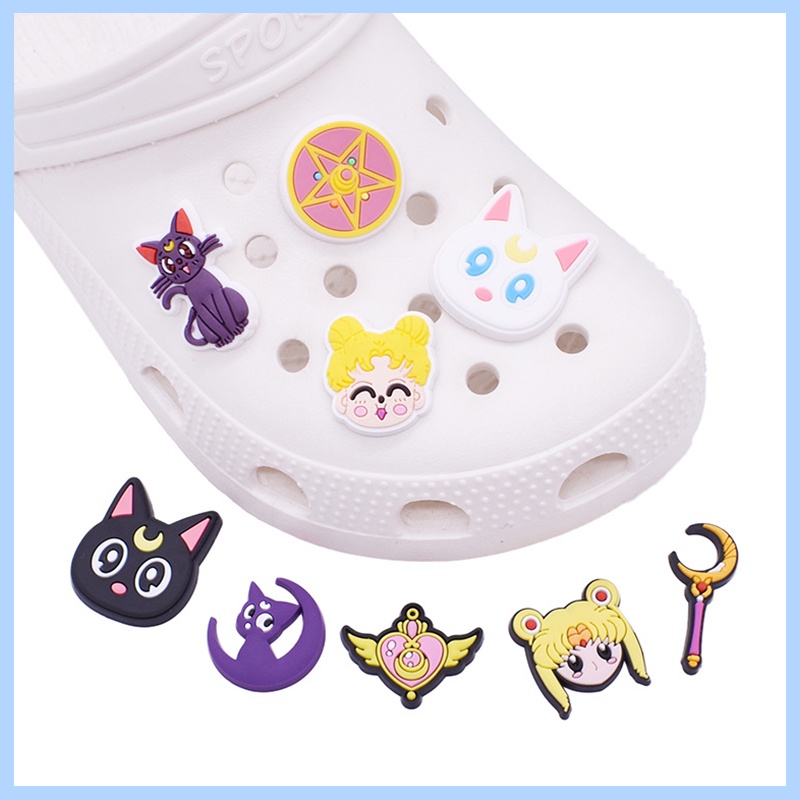 crocs-jibbitz-sailor-moon-shoe-buckle-new-cute-hole-shoe-buckle-pvc-soft-rubber-little-star-series-garden-shoe-buckle-shoe-decorations-shoe-accessories