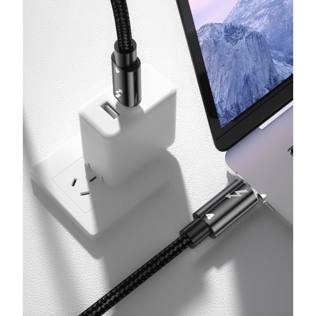 สาย-thunderbolt-4-usb-type-c-ความเร็ว-40-gbps-pd-2-0-สายชาร์จไว-100w-รองรับเชื่อมต่อจอ-8k-usb4-thunderbolt4-usb-c-usb-c