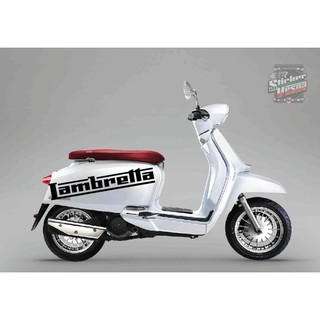 สติ๊กเกอร์ Lambretta แปะข้าง 1 ชุด