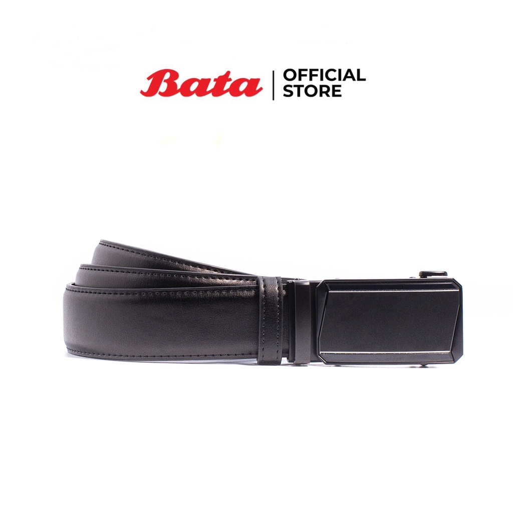 ภาพหน้าปกสินค้าBata บาจา เข็มขัดผู้ชาย เข็มขัดสุภาพบุรุษ เข็มขัดแบบธุรกิจ เข็มขัดหนัง PU รุ่น Harry Belt สีดำ 9946367 จากร้าน bata_officialstore บน Shopee