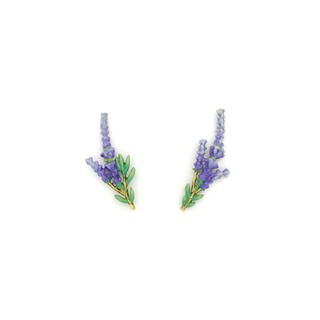 Good After Nine - Lavender Climbers Earrings ต่างหูลาเวนเดอร์