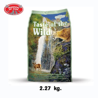 สินค้า [MANOON] Taste of the Wild Rocky Mountain Feline 5lb(2.27kg) สูตรเนื้อกวางและแซลมอนรมควัน