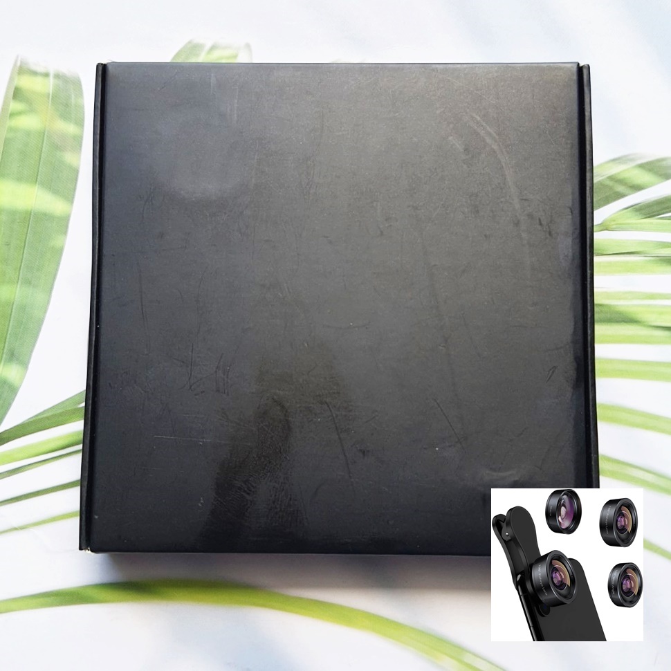 เลนส์หนีบกล้องโทรศัพท์มือถือ IPhone Camera Lens 3 in 1 Phone Lens Kit for iPhone Samsung