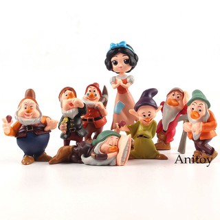 ภาพหน้าปกสินค้าฟิกเกอร์ Snow White and The Seven Dwarfs สำหรับเด็ก 8 ชิ้น / ชุด ซึ่งคุณอาจชอบสินค้านี้