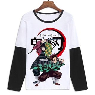 สินค้า เสื้อยืด ดาบพิฆาตอสูร ทันจิโร่ เนซึโกะ ชิโนบุ เซนอิทซึ กิยูkimetsu no yaiba Demon Slayer เสื้อตัวอักษร เด็ก และ ผู้ใหญ่