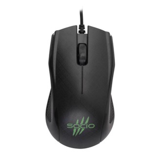 SOCIO Optical Mouse รุ่น MO-98 (BLACK)รองรับ windows7.10.11 MAC ของใหม่ ประกัน 1 ปี