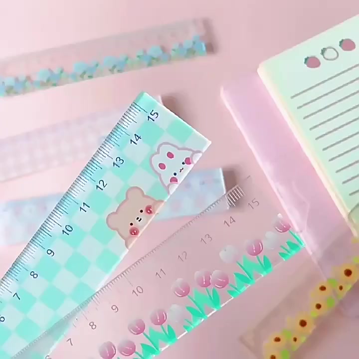 creative-15cm-cartoon-acrylic-ruler-transparent-high-value-ruler-learning-stationery-drawing-measurement-tool-student-supplies-gift-school-office-tools-cod