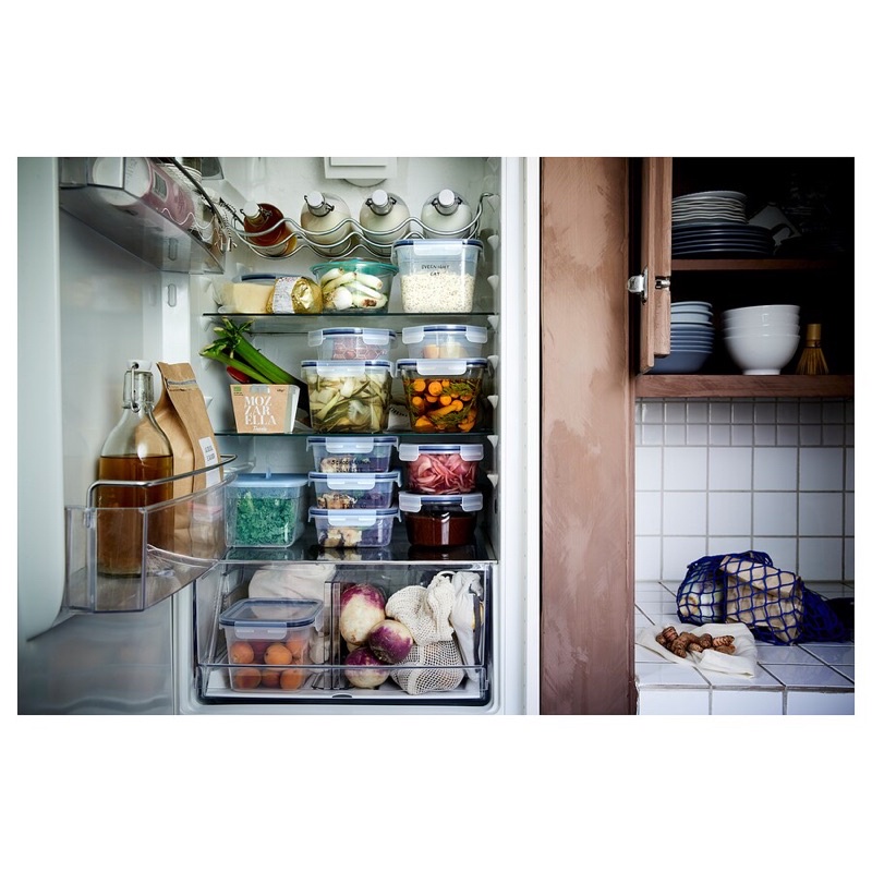 ikea-แท้-กล่องอุ่นอาหาร-ไมโครเวฟ-กล่องเก็บอาหาร-พร้อมฝากปิด