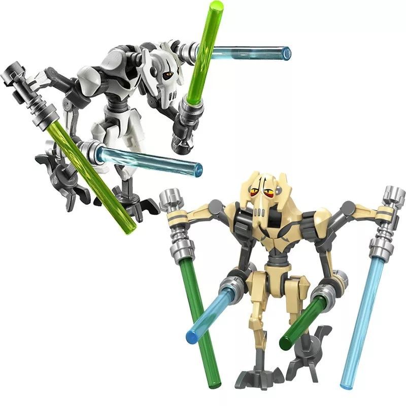star-warsทั่วไปหุ่นยนต์grievous-lightsaber-battle-droidชุดบล็อกอาคารenligthen-action-figureของเล่นเด็ก