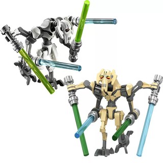 Star Warsทั่วไปหุ่นยนต์Grievous Lightsaber Battle Droidชุดบล็อกอาคารEnligthen Action Figureของเล่นเด็ก