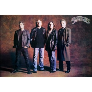 โปสเตอร์ รูปถ่าย วง ดนตรี ร็อก Eagles POSTER 24”x35” Inch American Country Rock Band Folk Blues Music Photo V2