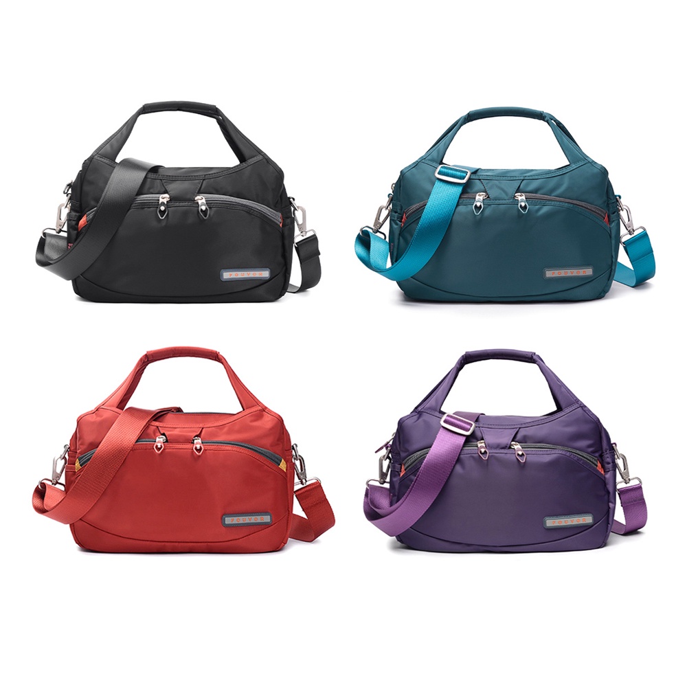 ภาพหน้าปกสินค้าFOUVOR กระเป๋าถือ / กระเป๋าสะพาย รุ่น Iris 2587-10 (มีให้เลือก 4 สี : สีดำ, สีฟ้าคราม, สีส้ม, สีม่วง)