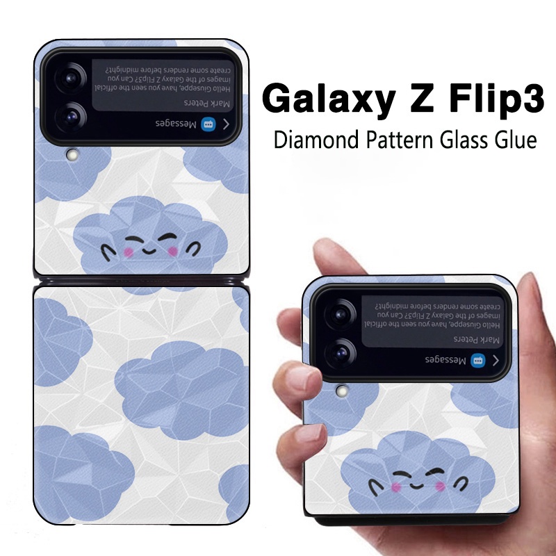 สามารถปรับแต่งเคส-galaxy-z-flip-3-เคส-galaxy-z-flip-2-เคส-galaxy-z-flip-เคสโทรศัพท์ลายเพชร