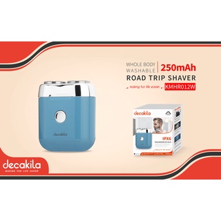 decakila รุ่น KMHR012W เครื่องโกนหนวดพกพา (Portable trip shaver) เครื่องโกนหนวดแบตเตอรี่พลาสติกคุณภาพดี  ของแท้  100%