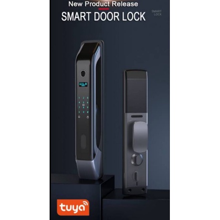 ประตูดิจิตอล-digital-door-lock-wifi-กลอนประตูดิจิตอล-สมาร์ทล็อค-smart-door-lock-ไม่มีกล้องแต่มีapp-tuya-รุ่น-m80